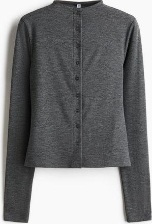 H&M Cardigan aus Jersey - Grau