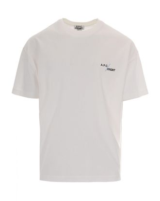 A.P.C. Straight-Cut T-Shirt with A. P.C. / FRGMT Logo
