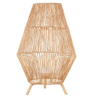 Maisons du monde L&aacute;mpara de lectura inal&aacute;mbrica de junco de mar