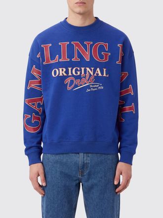 Dr&ocirc;le de Monsieur Dr&ocirc;le de Monsieur Relaxed Fit Cotton Crewneck Jumper with Slogan Print