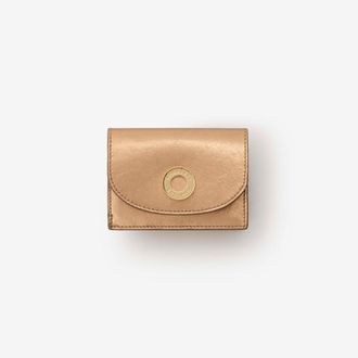 Burberry Metallic Leather Wallet
