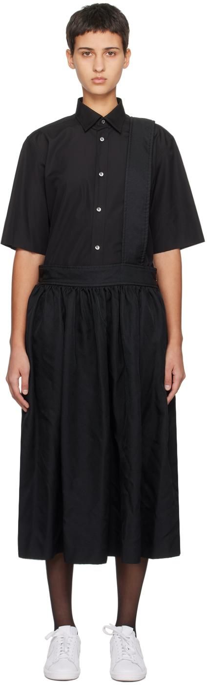 【関税&送料込】Chloe Black Linen Blend Mini Dress Chloé Black Linen Blend Mini Dress | italist