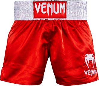OEM Pantalones Cortos Cl&aacute;sicos Venum Muay Thai Rojos Talla M