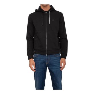 Emporio Armani Heren, Sweatshirts & Hoodies, Zwart, Maat: 2XL Katoen