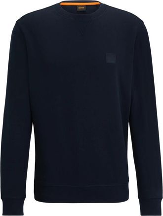 HUGO BOSS Orange Sweater - Heren - Sweatshirts - Blauw - L - Hoodies & sweatvesten