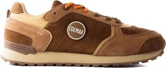 Colmar Travis Suede Sneakers - Heren - Sneakers - Bruin - 43 EU - Su&egrave;de - Schoenen