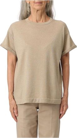 Brunello Cucinelli Mujer, Camisetas, Beige, Talla: M