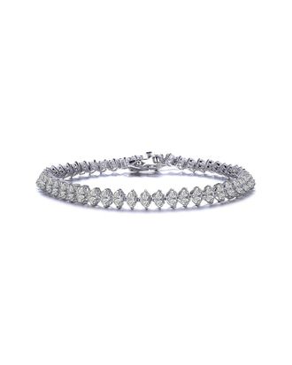 Genevive Silver Cz Bracelet