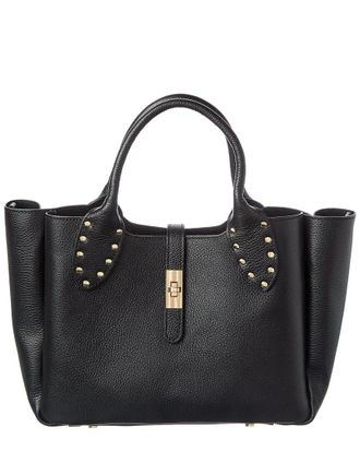 Persaman New York Naomi22 Studded Leather Handle Tote
