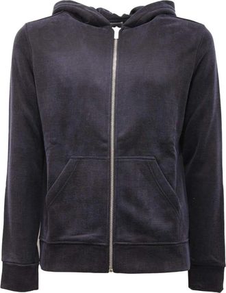 Dondup Uf 626 Kf 0187U Zip-through Sweatshirt - Heren - Vesten met rits - Blauw - S - Hoodies & sweatvesten