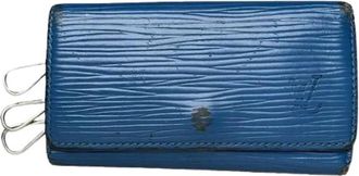 Louis Vuitton Pre-owned Leren Sleutelhangers - Heren - Vintage Accessoires - Blauw - ONE Size - Leer - Vintage
