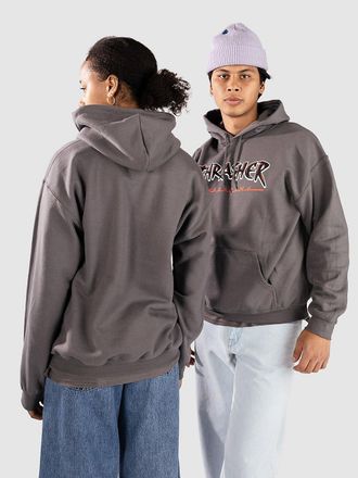 Thrasher Slash Hoodie bruin
