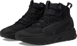 Puma Mens Puma Rs-Trck Sneaker Black Lace-Up Lifestyle Shoes HAWK324