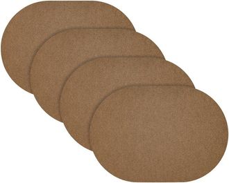 Fortessa Set Of 4 Loft Oval Felt Placemats