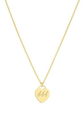 Set & Stones Alice Angel Numbers Necklace in Gold /444 at Nordstrom, Size 18