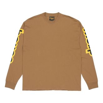 Drew House Long Sleeve Hug T-shirt Brown DR-SS21-85