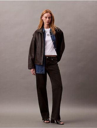 Calvin Klein Jeans Calvin Klein Womens 90s Straight Jeans - Black - 27W x SL