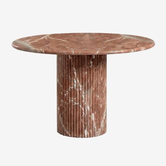 Sklum Mesa De Comedor Redonda &Oslash;120 Cm En Piedra Natural Grosseto Sklum