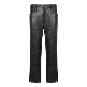 Marni Trousers - male - Marni - Leather Trousers - Black - M - Trousers
