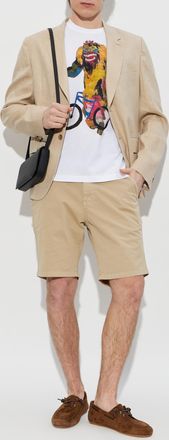 Paul Smith T-shirt With Colorful Print, Mens, White