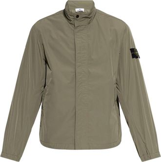 Stone Island Stand-up Collar Jacket - Heren - Zomerjassen - Groen - 2XL - Polyester - Jassen