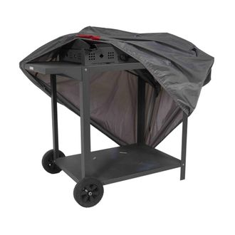 Oviala Funda para barbacoa rectangular 110 x 58 x 60 cm gris