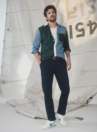 Le 31 Mens Stretch chinos London fit - Slim straight