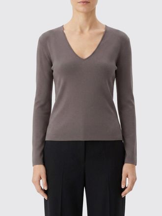 Toteme Maglia con scollo a V in misto viscosa a maniche lunghe