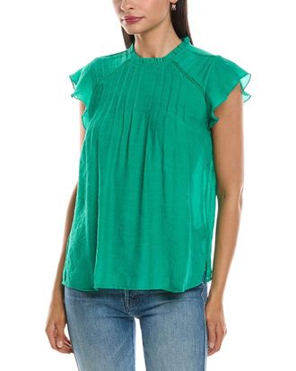 Nanette Lepore Ruffle Sleeve Blouse
