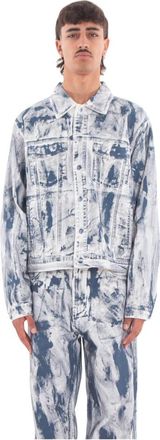 Arte Paint Jacket - Heren - Spijkerjassen - Veelkleurig - L - Katoen - Jassen