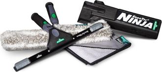 Unger Unger - Ninja Premium Glass Cleaner Set (productos De Alto Rendimiento Para Limpieza Profesional De Cristales, 4 Piezas) Akn12