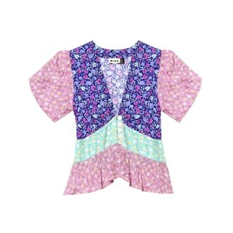 Rixo Top abotonado Reine - - Blouses & Shirts - Donna - Multicolore - M