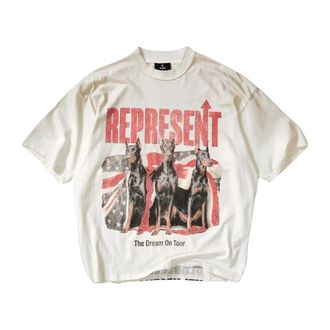 Represent T-Shirts, male, White, Size: XL Dream On Tour T-Shirt