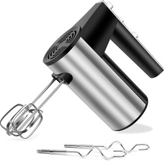 OEM Batidora De Mano El&eacute;ctrica De Acero Inoxidable De 1000 W Para Cocinar, Turboalimentaci&oacute;n/velocidad De Autocontrol + 5 Velocidades + Bot&oacute;n De Expulsi&oacute;n