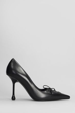 Jimmy Choo London Scarlett 85 Pumps In Black Leather