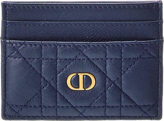 Dior Caro Small Leather Card Holder