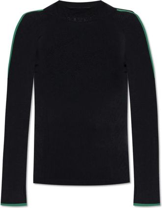 Lacoste Runway Ergonomic Sport LS T-shirt - Heren - Longsleeves - Zwart - XL - Wol - Tops