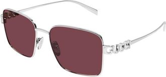 Gucci Gg 1937S 003 Zonnebrillen - Dames - Zonnebrillen - Grijs - 54 MM - Nylon - Accessoires