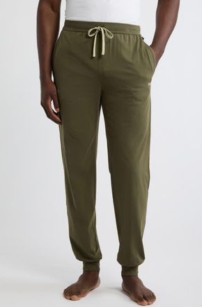 BOSS Mix Match Pajama Joggers in Open Green at Nordstrom, Size Xx-Large