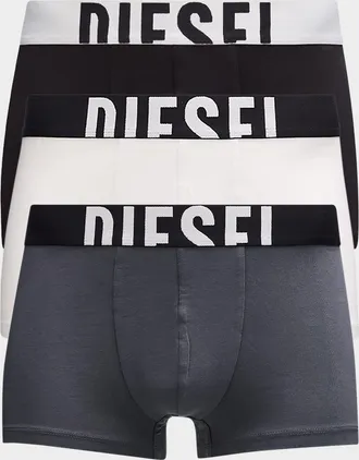 Diesel Men & apos;s Damien D-Pop Stretch 3-Pack Boxer Briefs