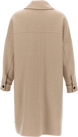 Max Mara Womens Beige Cashmere Coat Clothing