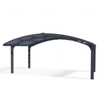 Palram Carport Arizona Breeze Double Wings & Arch - L495 x W578 x H273.5 cm in Grey