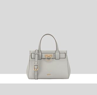 Paul Costelloe Womens Trebbia Leather Multi Way Bag - Grey - One Size