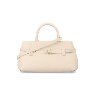 Manu Atelier Manu Atelier Le Cambon 25 Vanilla Leather Bag Calf Shoulder