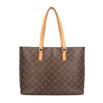 Louis Vuitton Brown Monogram Tote Bag (Pre-Owned)