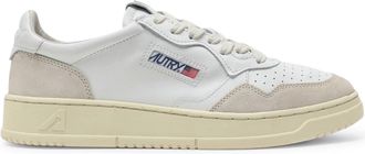 Autry MEDALIST LOW SNEAKERS IN WHITE LEATHER AND SUEDE - Autry - Man