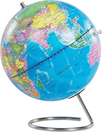 Beliani Beliani - Globo Terr&aacute;queo De Mesa Moderno Giratorio Con Imanes Cartier