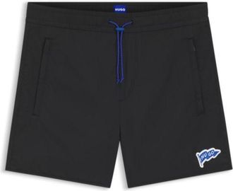 HUGO BOSS Water-repellent shorts with flag logo