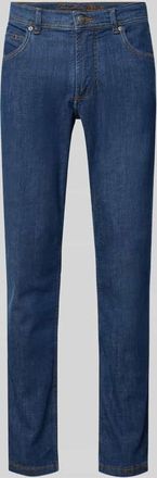 Christian Berg Straight Fit Jeans mit 5-Pocket-Design in Ocean, Gr&ouml;&szlig;e 32/34