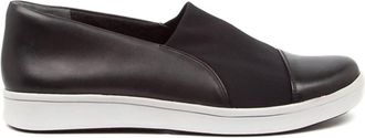 Ziera Womens Duke Slip On Shoes In Black Leather/neoprene